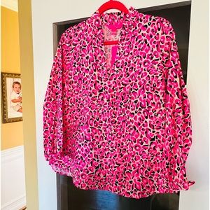 NWT! Gorgeous vibrant Lilly Pulitzer blouse! SZ S